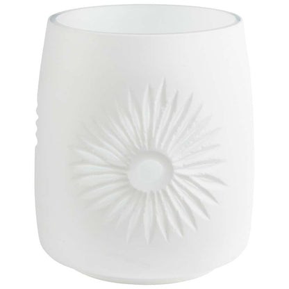Cyan Design - Vika Vase in White - Small - 07782 - CLOSEOUT veiw 1