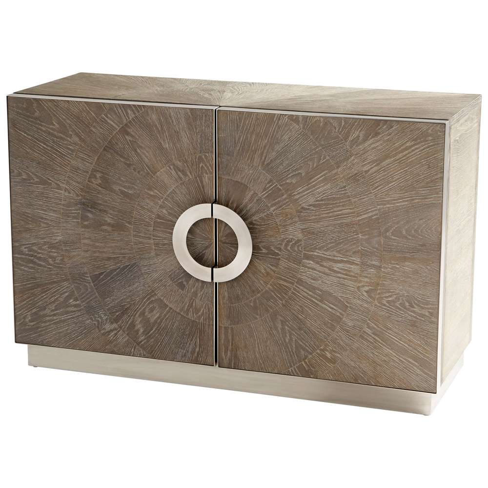 Cyan Design - Volonte Cabinet in Weathered Oak and Stainless Steel - 10227 veiw 3