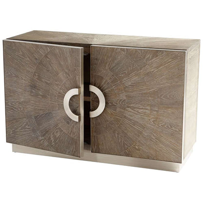 Cyan Design - Volonte Cabinet in Weathered Oak and Stainless Steel - 10227 veiw 4