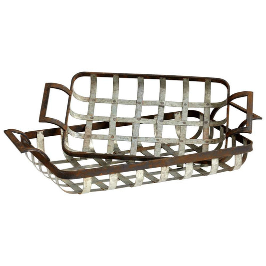 Cyan Design - Waffle Trays in Rustic Ash - 06647 - CLOSEOUT veiw 1