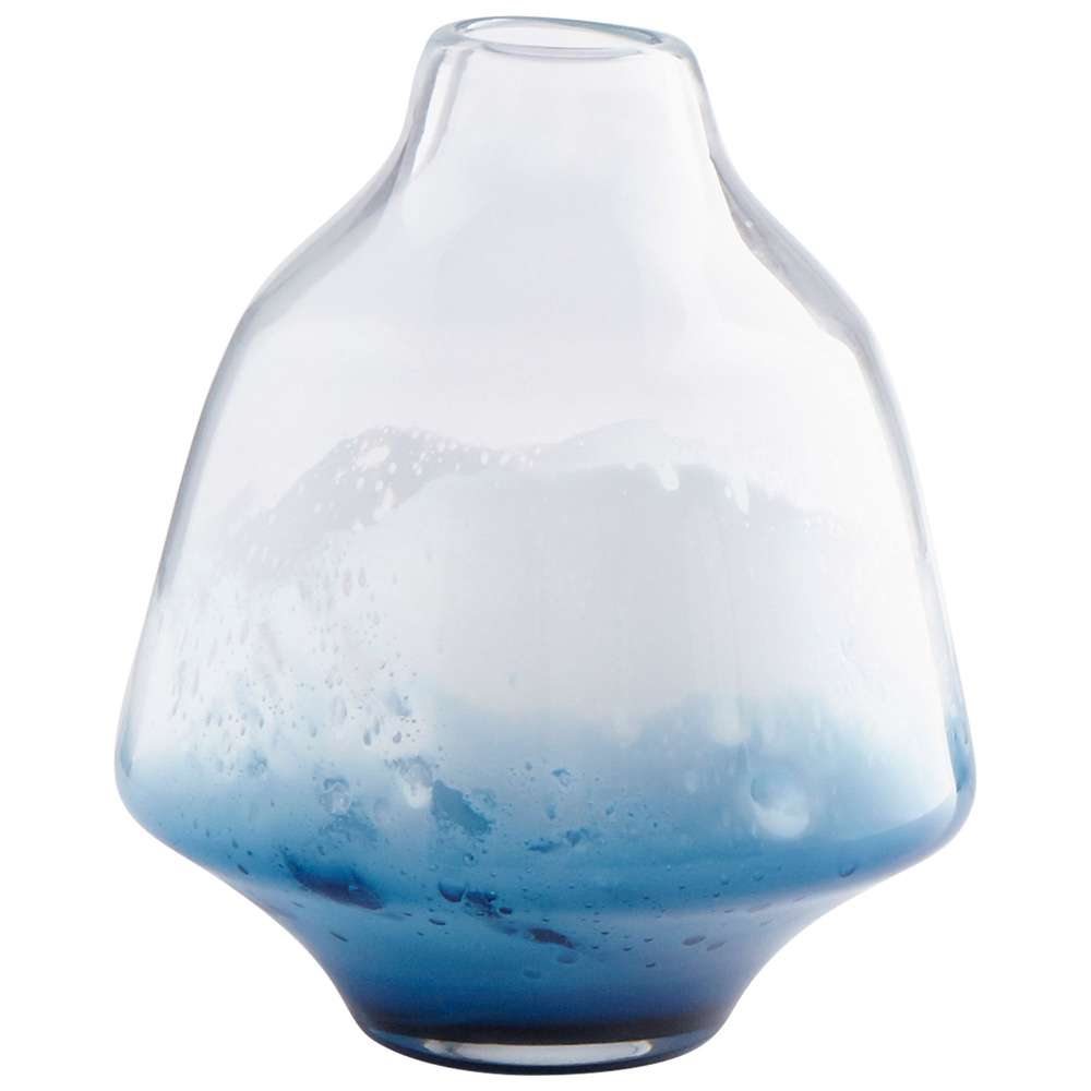 Cyan Design - Water Dance Vase in Clear and Cobalt - Small - 09165 veiw 1