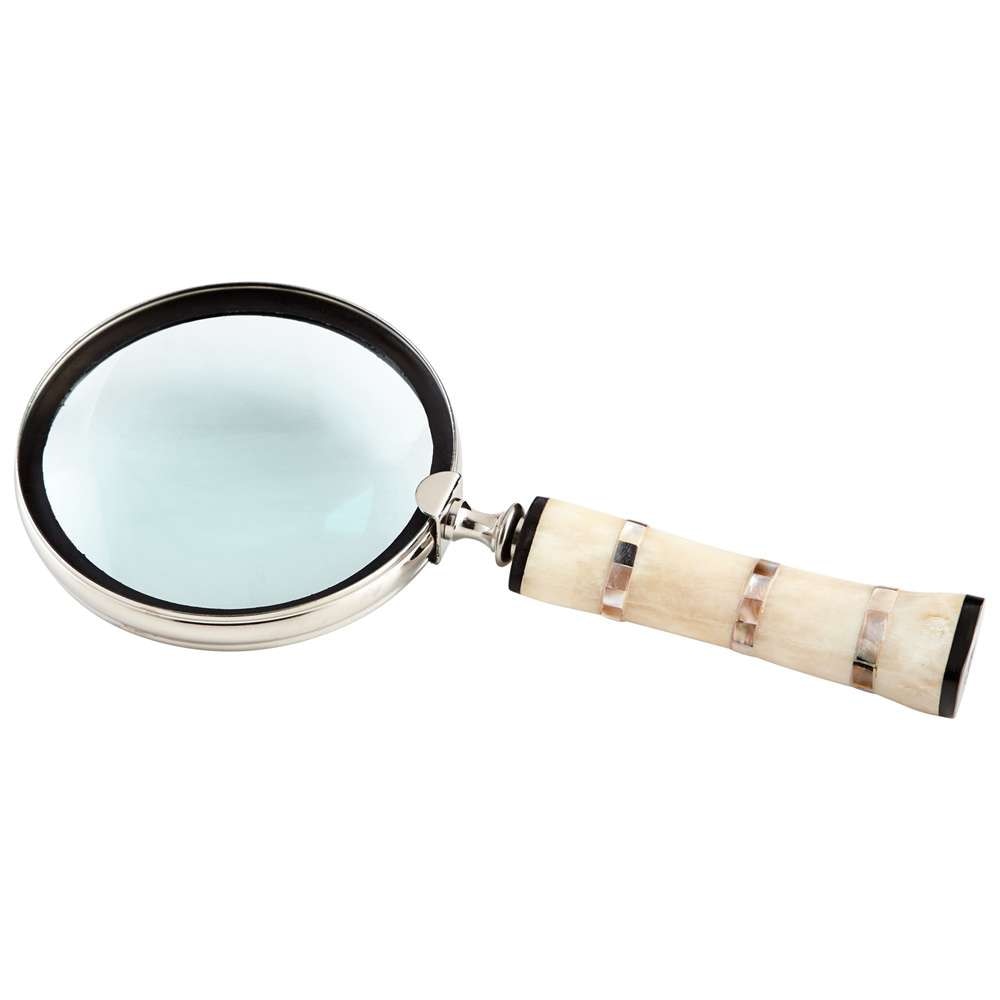 Cyan Design - Watson Magnifier in Nickel and Bone - 07053 veiw 1