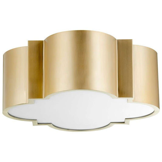Cyan Design - Wyatt Ceiling Mount 2-Light in Aged Brass - Medium - 10063 veiw 1