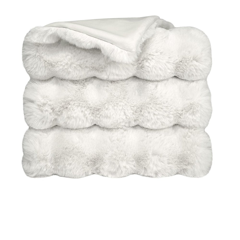 D.V. KAP Home - Affair Throw - Cloud - B-1056-C view 1