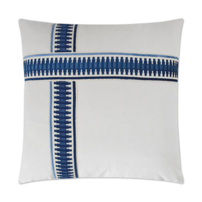 D.V. KAP Home - Antibes II Pillow - Blue - 3034-B-2424 view 1