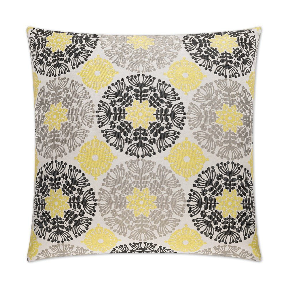 D.V. KAP Home - Bloomers Pillow - Grey - 2229-G-2424 view 1