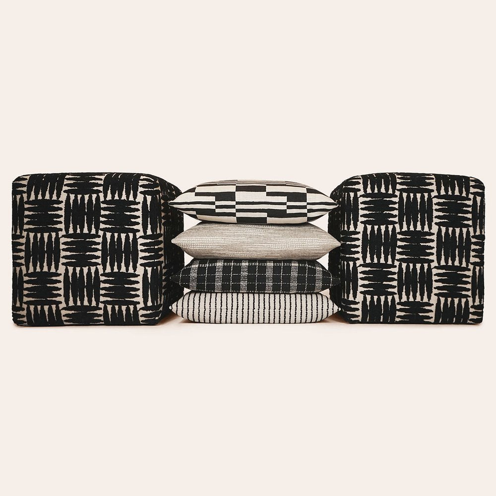 D.V. KAP Home - Bond Pillow - Onyx - 3518-O-2424 view 4