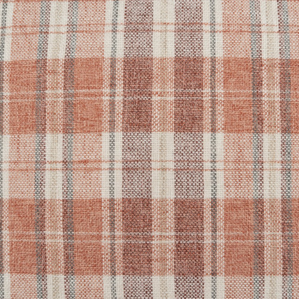 D.V. KAP Home - Breton Plaid Pillow - Berry - 4495-B-2424 view 2