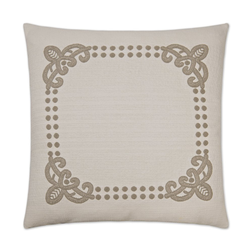 D.V. KAP Home - Brouhaha Pillow - Natural - 2140-N-2424 view 1
