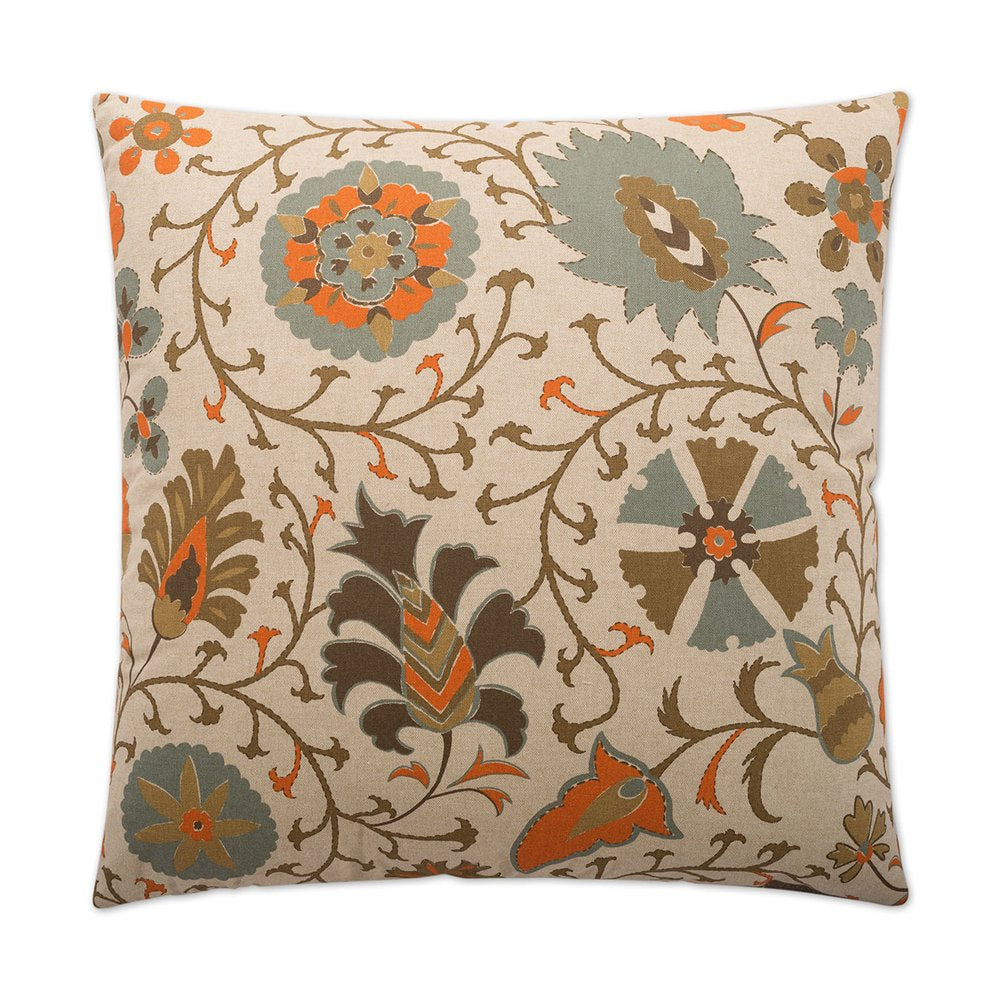 D.V. KAP Home - Calypso Pillow - Orange - 2209-O-2424 view 1