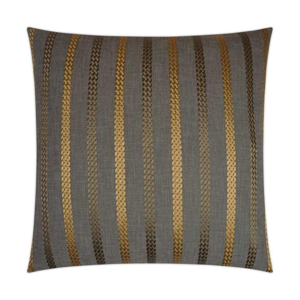 D.V. KAP Home - Cheverny Pillow - Charcoal - 2329-C-2424 view 1