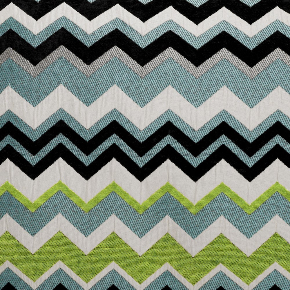 D.V. KAP Home - Chevron Pillow - Aqua - 2269-A-2424 view 2