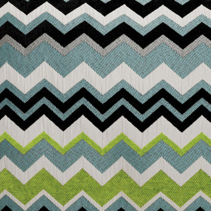 D.V. KAP Home - Chevron Pillow - Aqua - 2269-A-2424 view 2