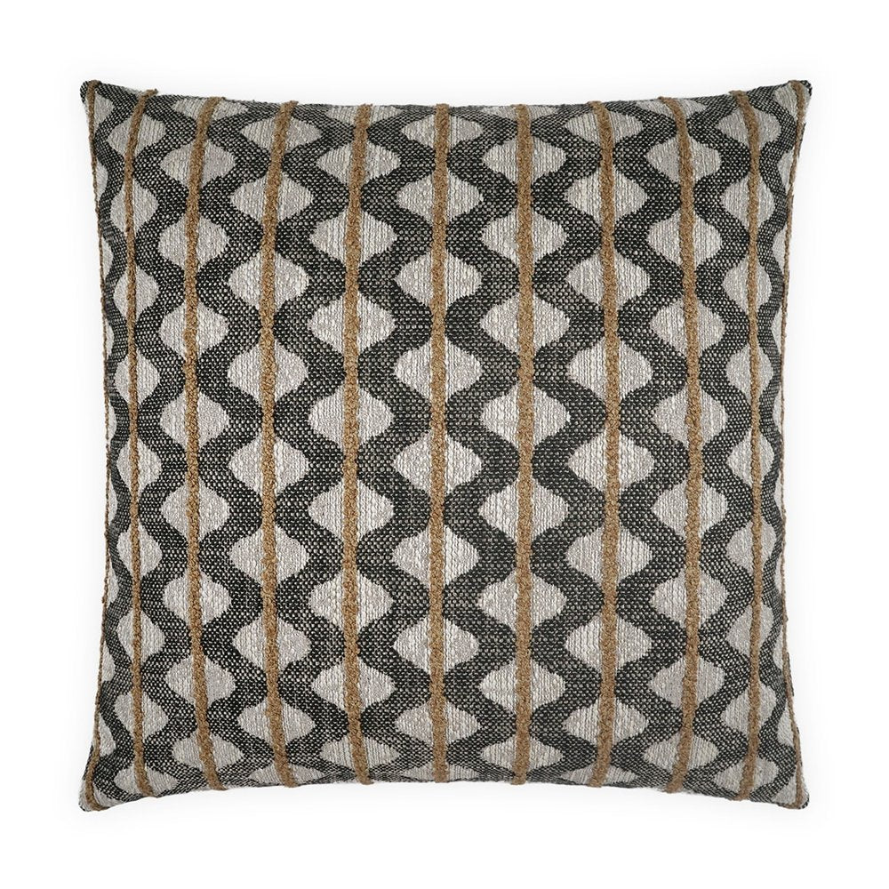 D.V. KAP Home - Cheyenne Pillow - Noir - 4254-N-2424 view 1