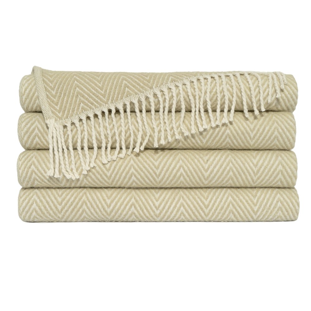 D.V. KAP Home - Clayton Throw - Sand - B-1062-S view 1