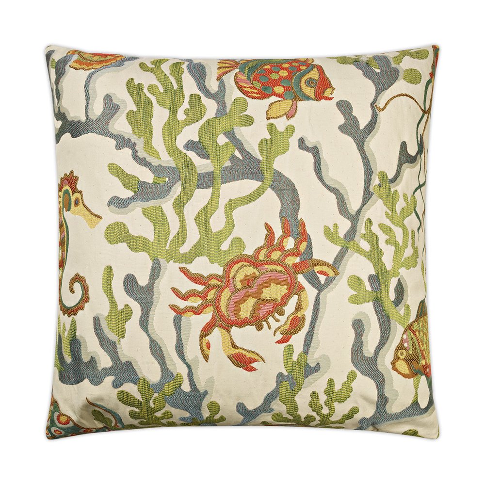 D.V. KAP Home - Crab Walk Pillow - 2125-2424 view 1