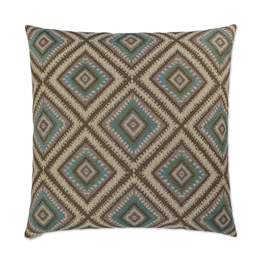 D.V. KAP Home - Dakota Pillow - Turquoise - 2871-T-2424 view 1