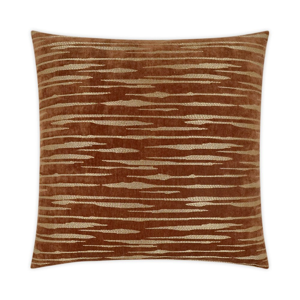 D.V. KAP Home - Davos Pillow - Rust - 3047-R-2424 view 1