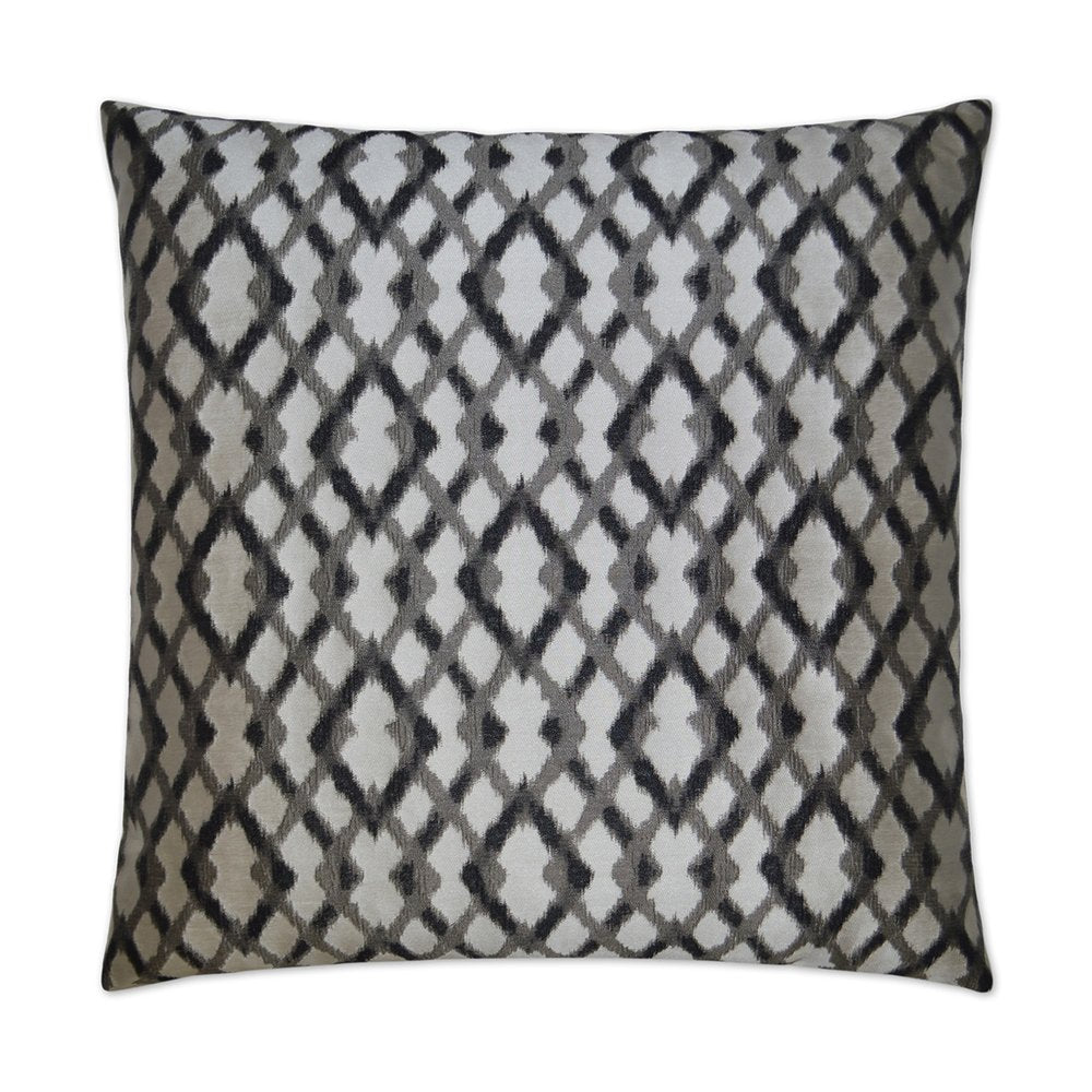 D.V. KAP Home - Diamond Mine Pillow - Grey - 2649-G-2424 view 1