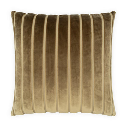 D.V. KAP Home - Elysian Stripe Pillow - Walnut - 4514-W-2424 view 1