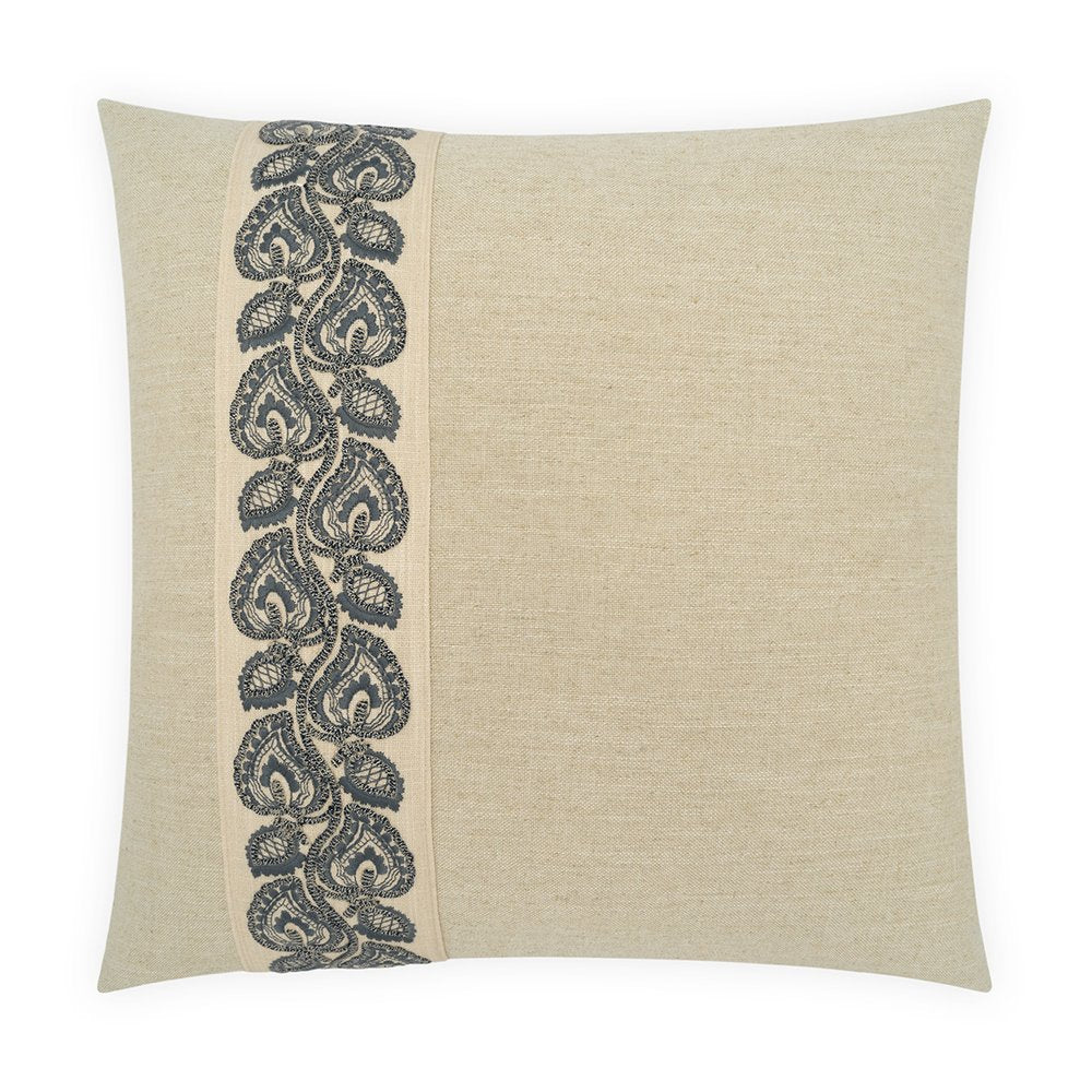 D.V. KAP Home - Estense Pillow - Blue - 4509-B-2424 view 1