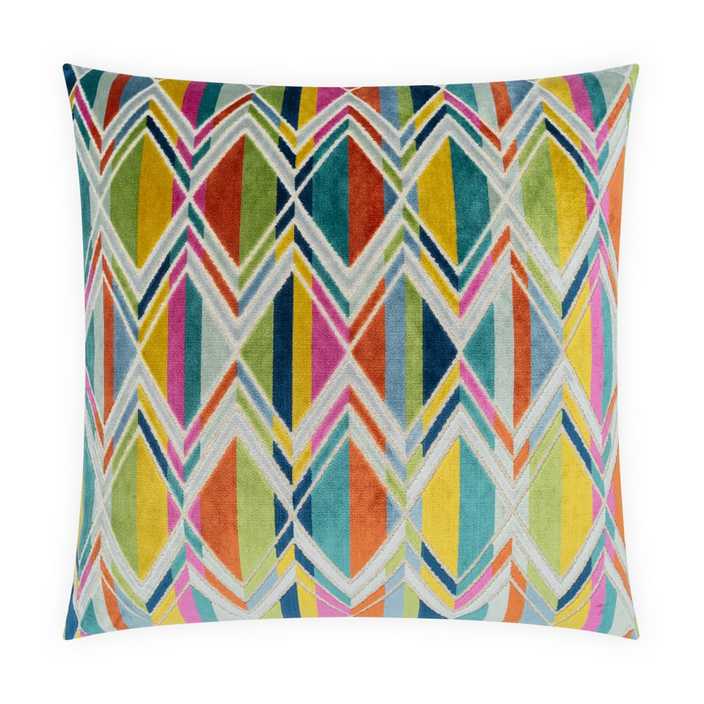 D.V. KAP Home - Facet Pillow - Confetti - 4526-C-2424 view 1