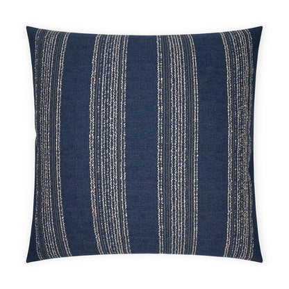 D.V. KAP Home - Farkle Pillow - Navy - 3644-N-2424 view 1