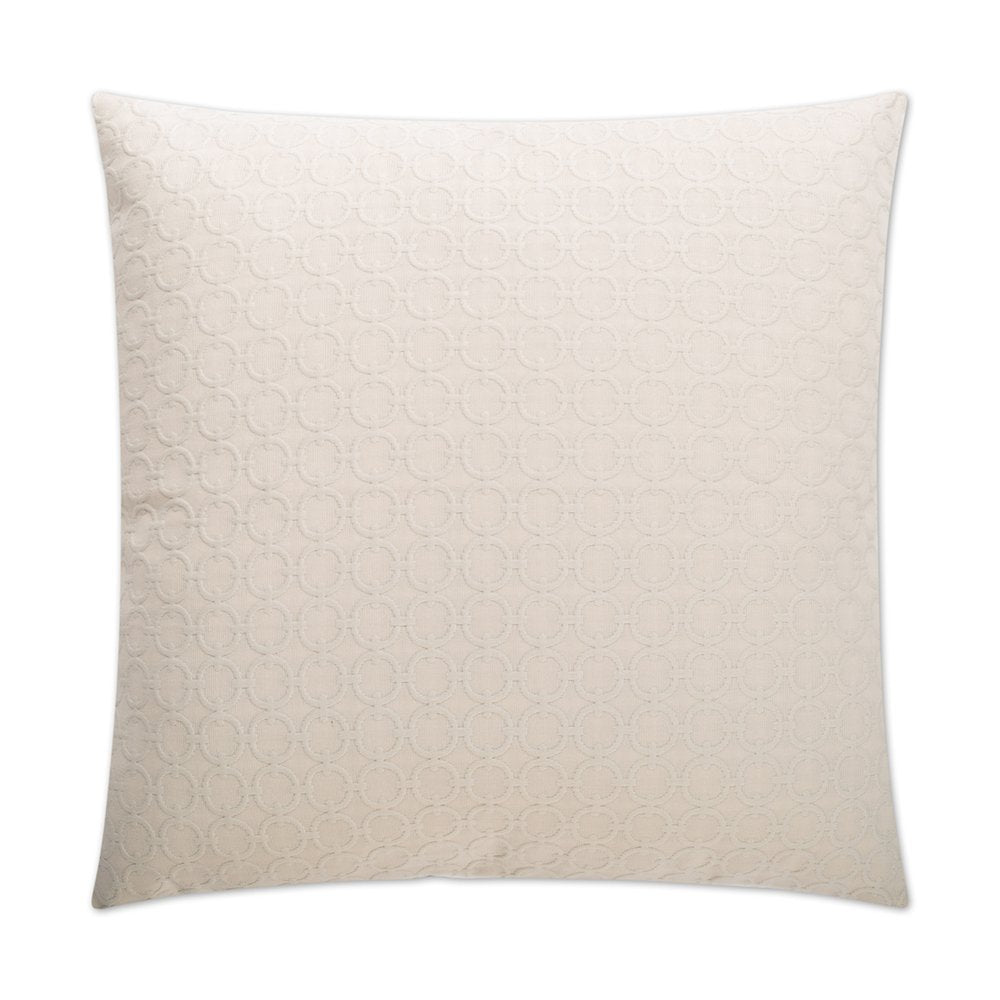 D.V. KAP Home - Full Circle Pillow - Ivory - 2149-I-2424 view 1