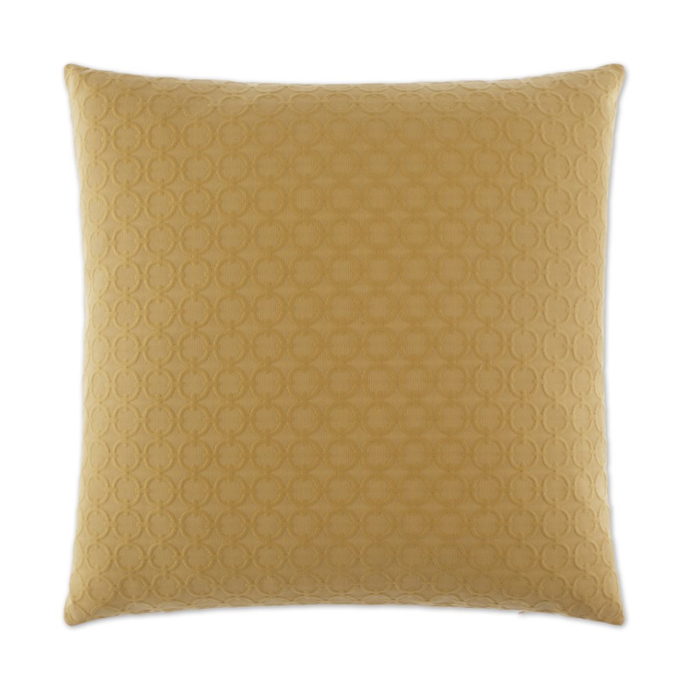 D.V. KAP Home - Full Circle Pillow - Yellow - 2149-Y-2424 view 1