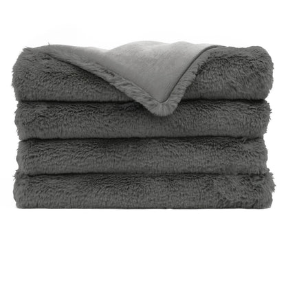 D.V. KAP Home - Furocious Throw - Steel - B-1048-ST view 1