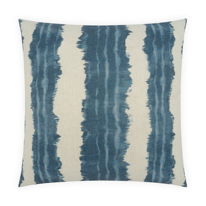 D.V. KAP Home - Inkfall Pillow - Blue - 4523-B-2424 view 1