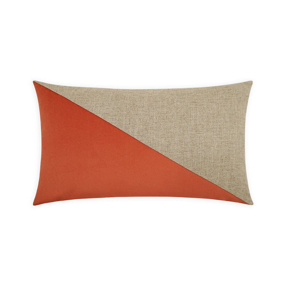 D.V. KAP Home - Jefferson Lumbar Pillow - Mango - 2691-M-1424 view 1