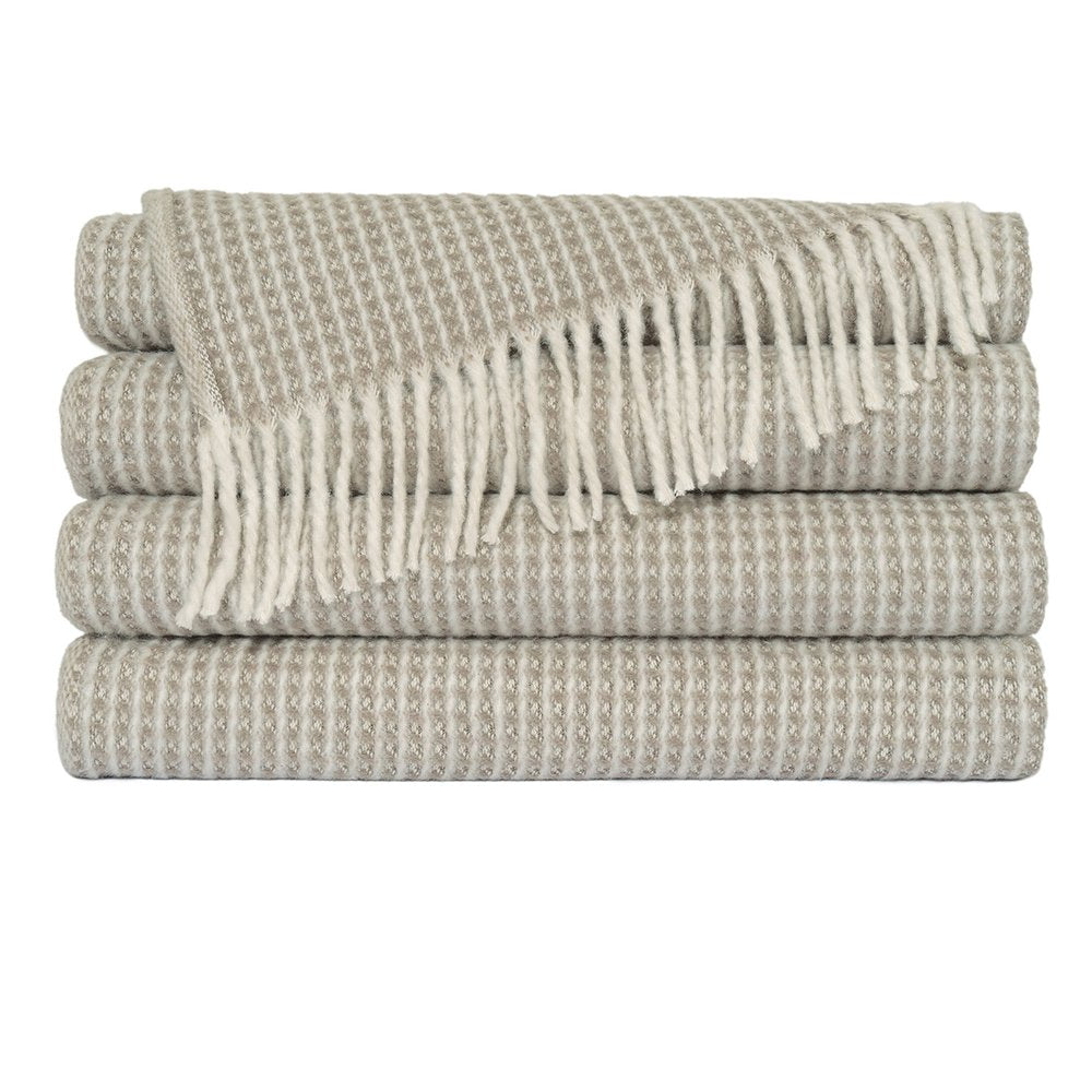 D.V. KAP Home - Judith Throw - Taupe - B-1063-T view 1