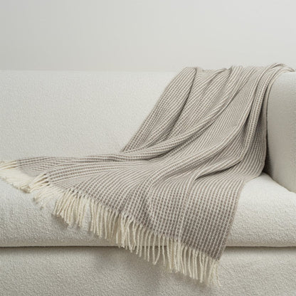 D.V. KAP Home - Judith Throw - Taupe - B-1063-T view 3