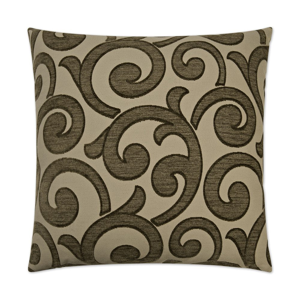 D.V. KAP Home - Key Pillow - Taupe - 2023-T-2424 view 1