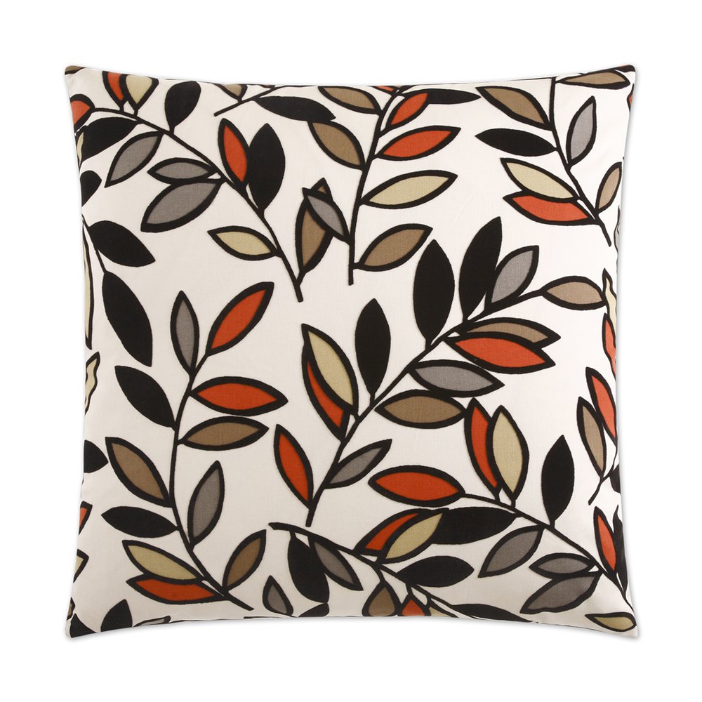 D.V. KAP Home - Kirby Pillow - Ebony - 2081-E-2424 view 1