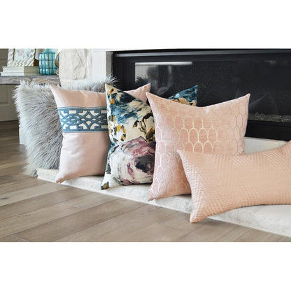 D.V. KAP Home - Lyon Pillow - Blush - 3122-B-2424 view 3