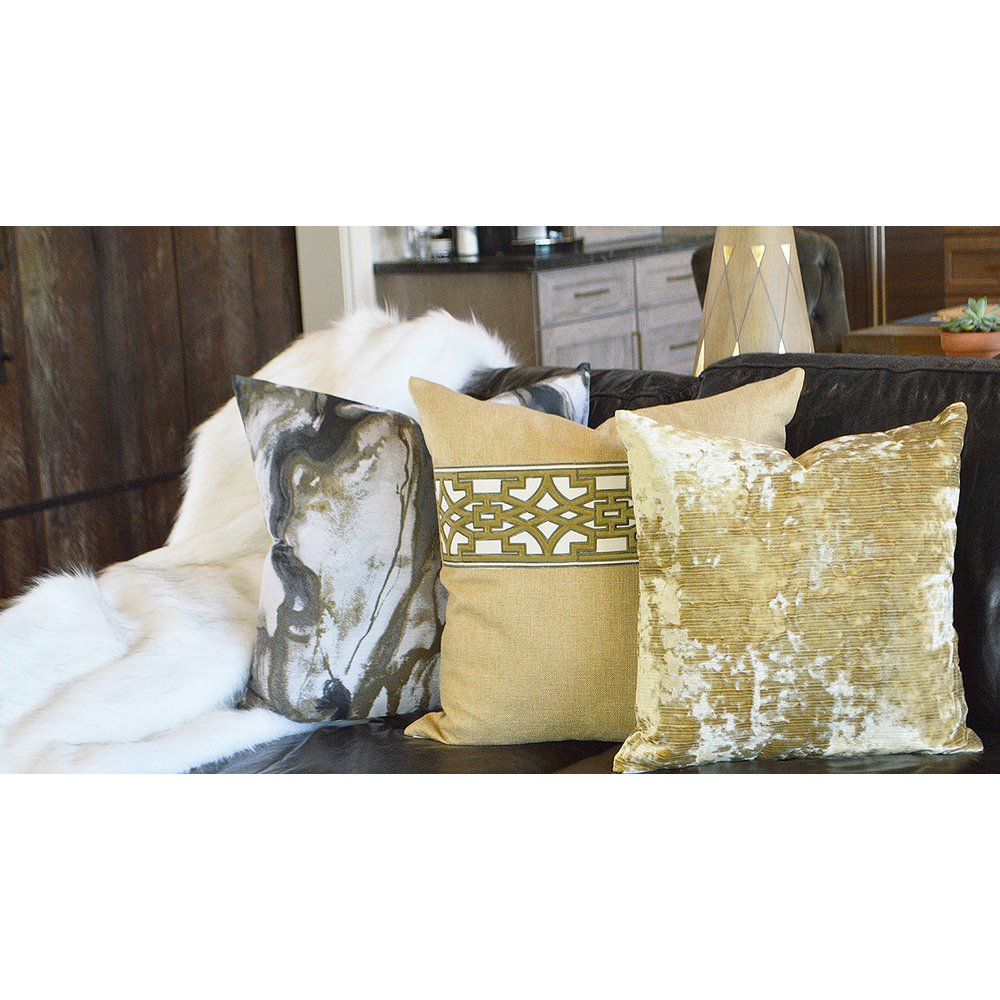 D.V. KAP Home - Lyon Pillow - Saffron - 3122-S-2424 view 3