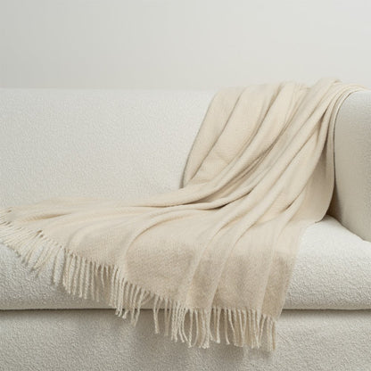 D.V. KAP Home - Marinara Throw - Cream - B-1065-C view 3