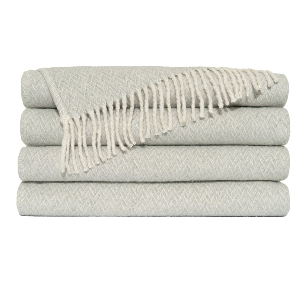 D.V. KAP Home - Marinara Throw - Silver - B-1065-S view 1