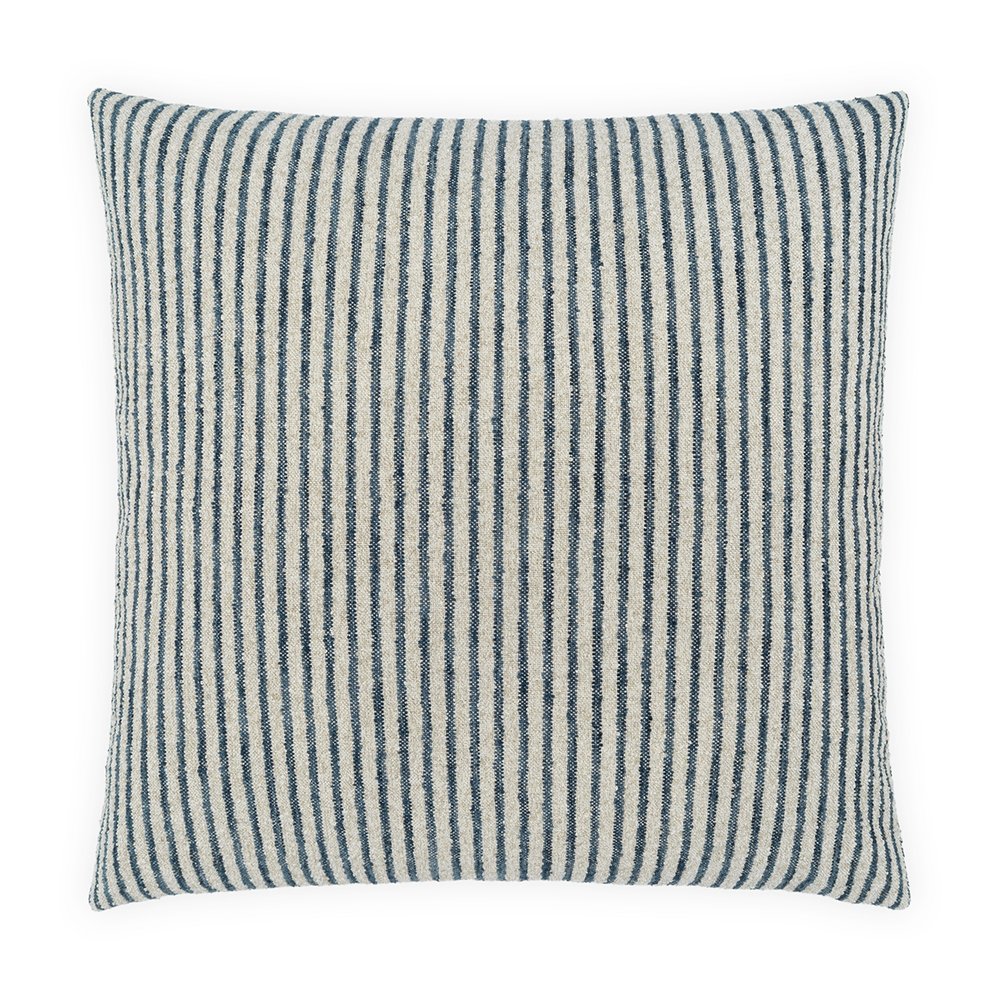 D.V. KAP Home - Matelot Stripe Pillow - Indigo - 4481-I-2424 view 1