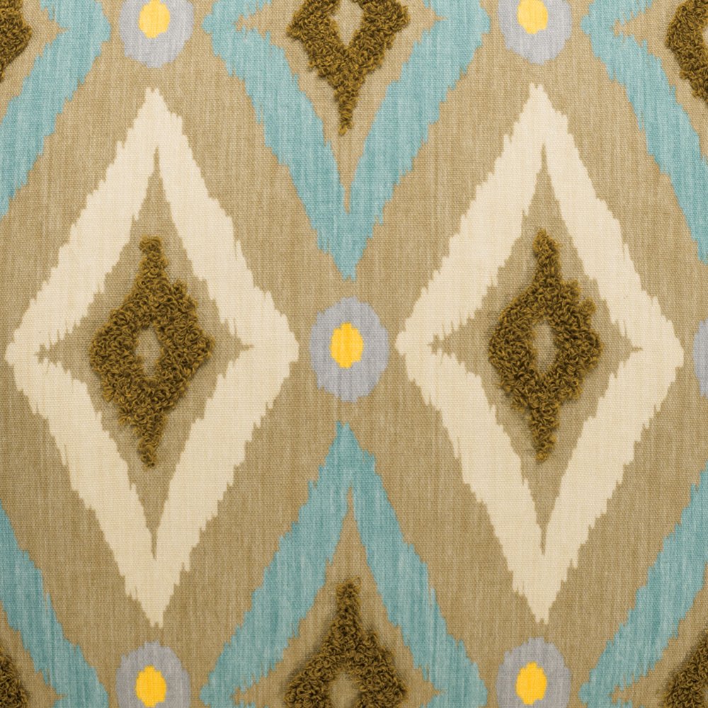 D.V. KAP Home - Modern Ikat Pillow - Pool - 2350-P-2424 view 2