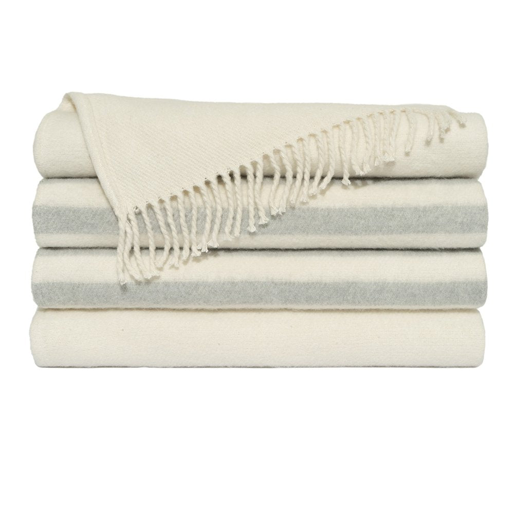 D.V. KAP Home - Nona Throw - Grey - B-1061-G view 1