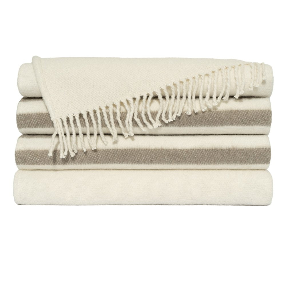 D.V. KAP Home - Nona Throw - Taupe - B-1061-T view 1