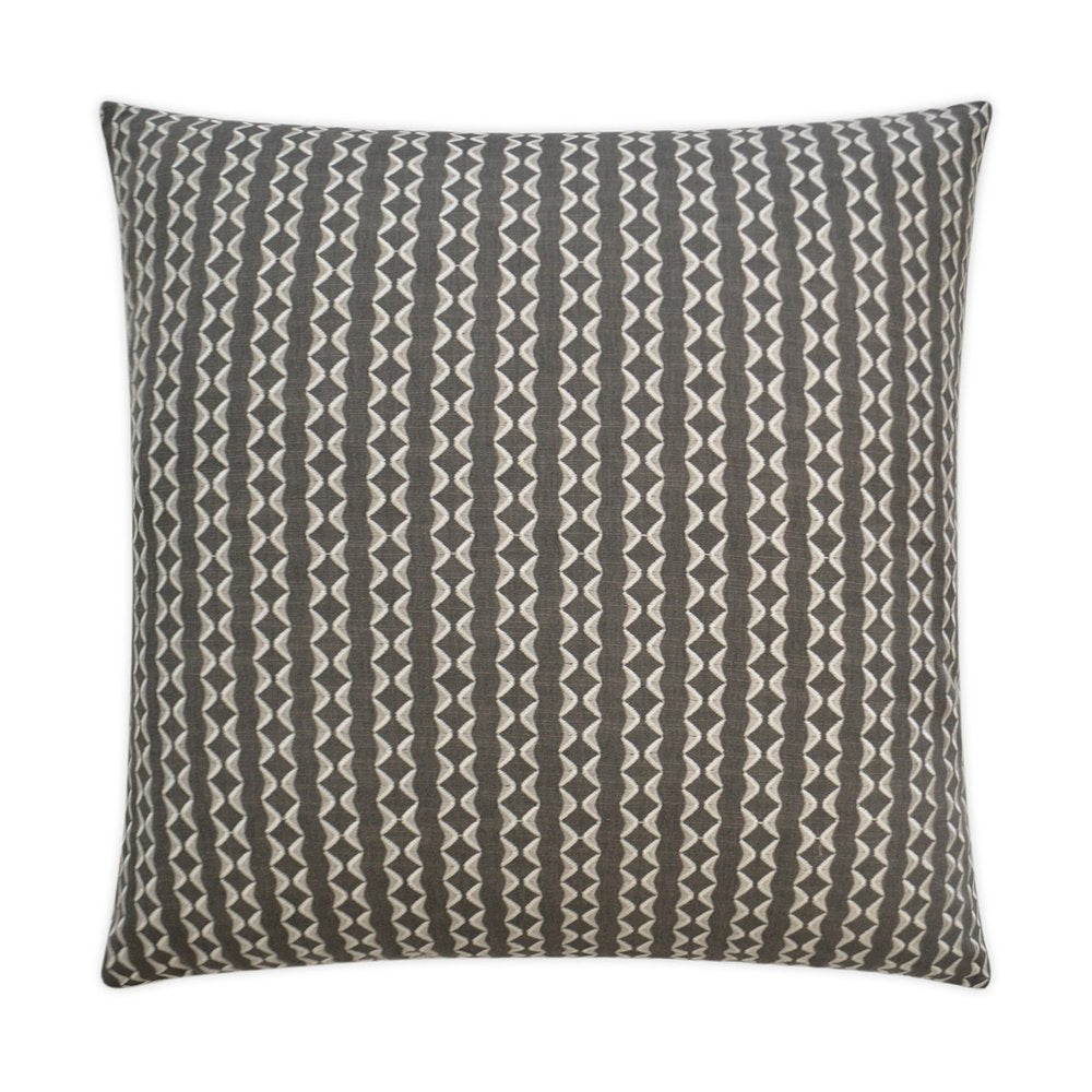 D.V. KAP Home - Notch Pillow - Greystone - 3057-G-2424 view 1