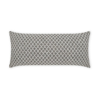 D.V. KAP Home - Outdoor Ambree Lumbar Pillow - Ebony - OD-462-E-1224 view 1