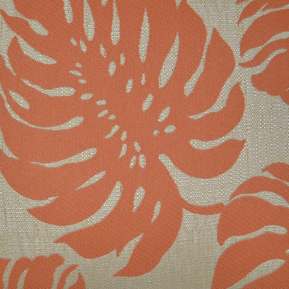 D.V. KAP Home - Outdoor Bay Palm Pillow - Orange - OD-135-O-2222 view 2