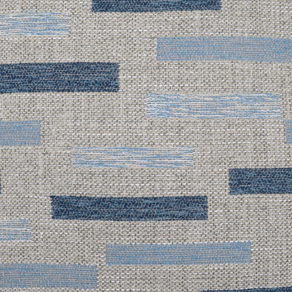 D.V. KAP Home - Outdoor Blockweave Pillow - Indigo - OD-334-I-2222 view 2