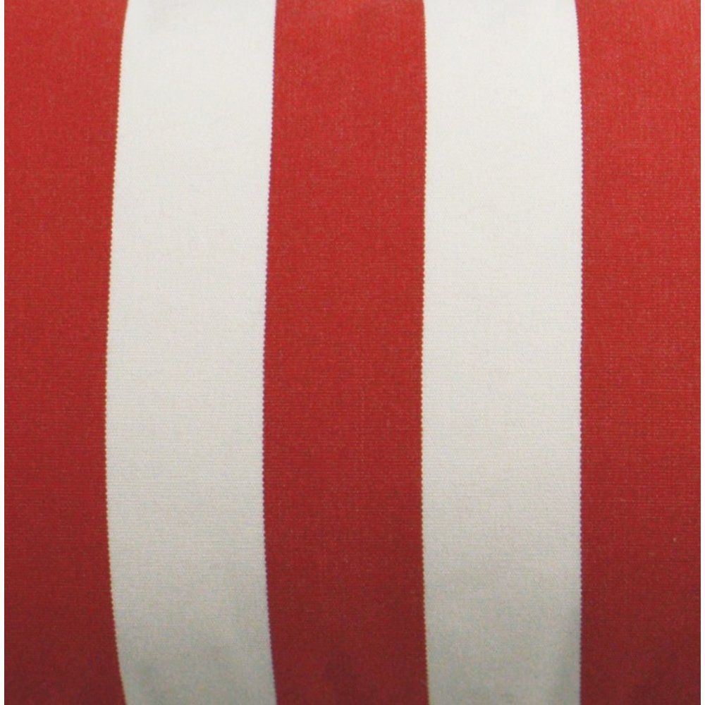 D.V. KAP Home - Outdoor Café Stripe Lumbar Pillow - Red - OD-199-R-1224 view 2