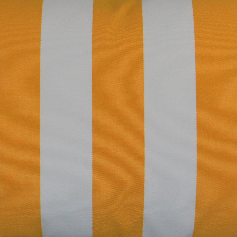 D.V. KAP Home - Outdoor Café Stripe Lumbar Pillow - Yellow - OD-199-Y-1224 view 2